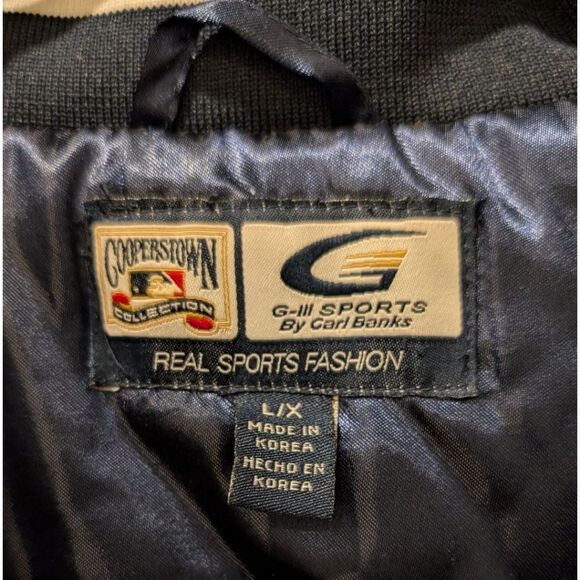 VTG New York Yankees 1927 & 1952 World Series Champions Pinstripe Jkt Women's L - Picture 9 of 10